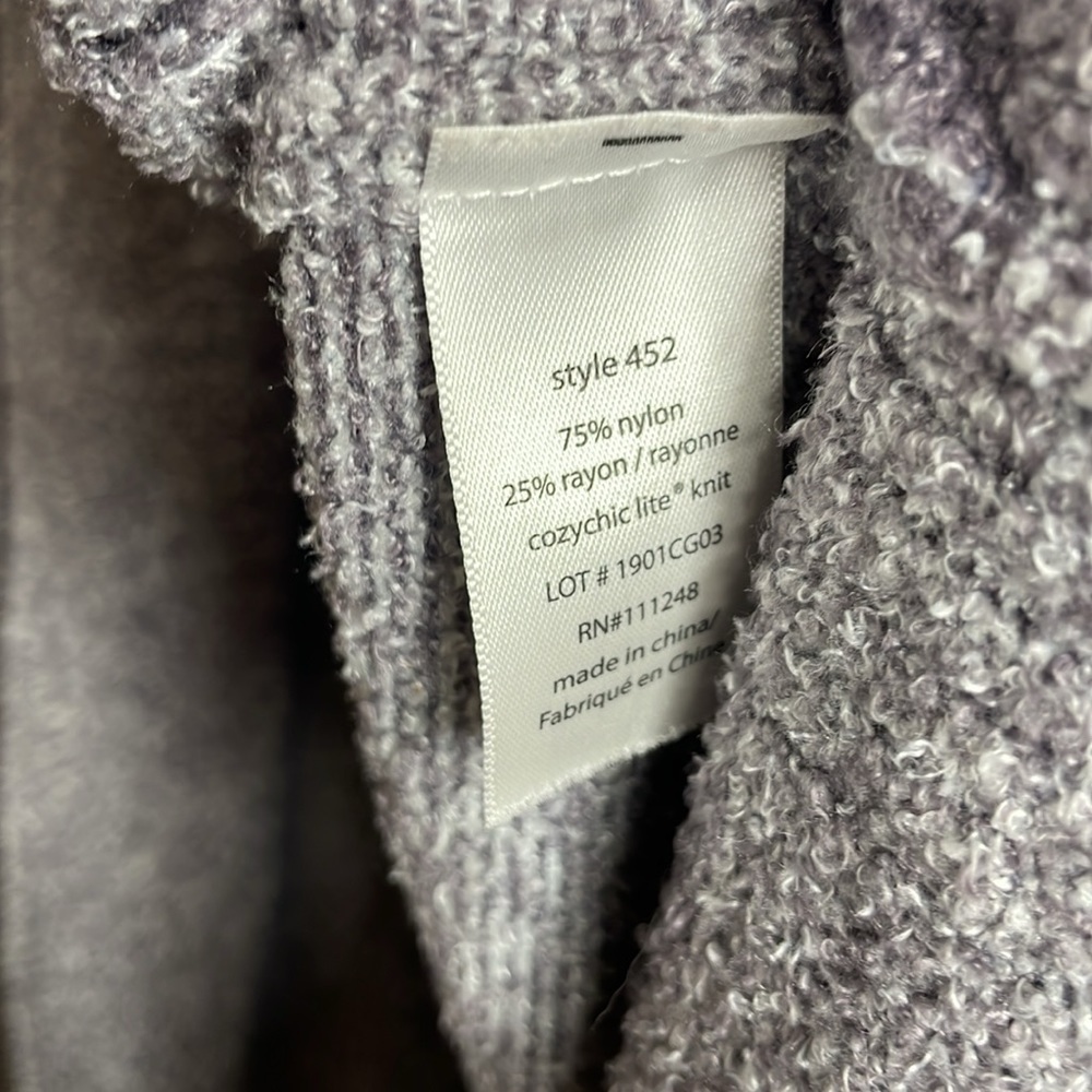 Barefoot Dreams | CozyChic Lite Open Circle Cardigan Lite‎ Lavender Size Mediun - Picture 5 of 6